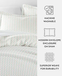 ienjoy Home Lucid Dreams Patterned Duvet Cover Set, Full/Queen