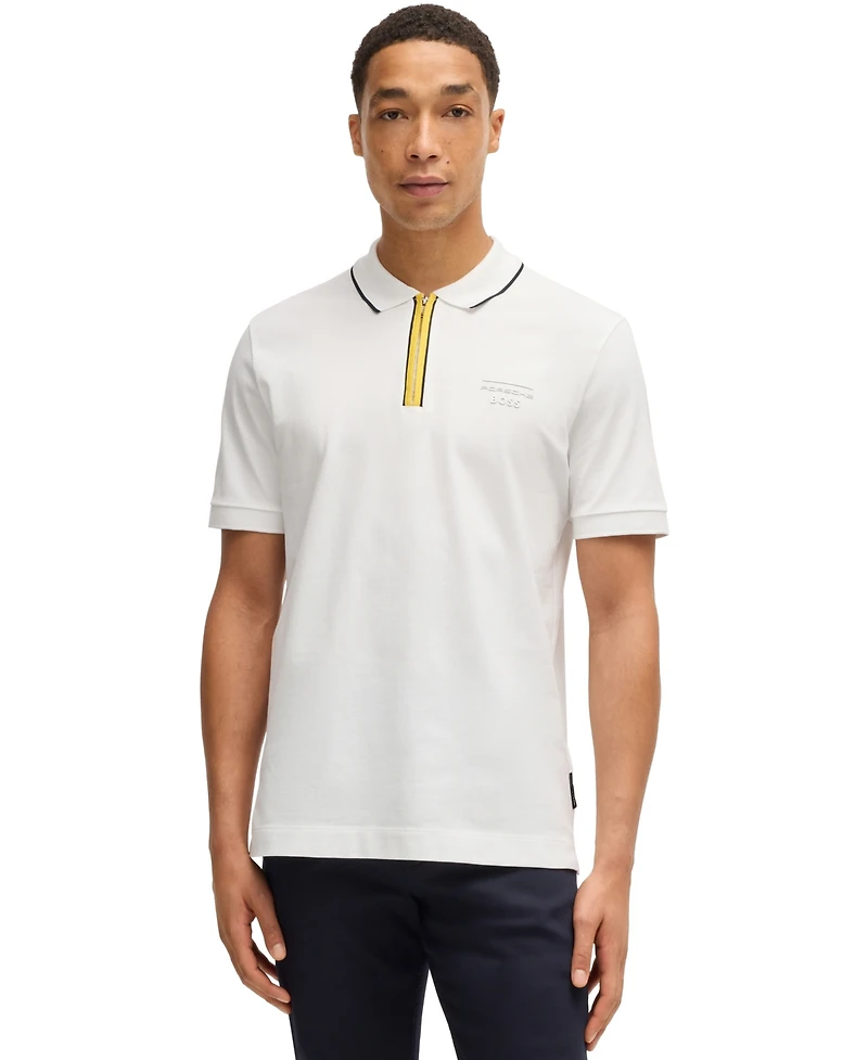 Porsche x Boss Men's Regular-Fit Polo Shirt