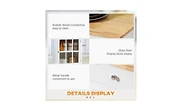 Kitchen Sideboard – Storage Buffet for Dining Room or Kitchen with Cabinets and Shelves
