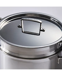 Le Creuset Classic Stainless Steel Deep Round Pasta Pot & Sieve, 7.5 Qt.