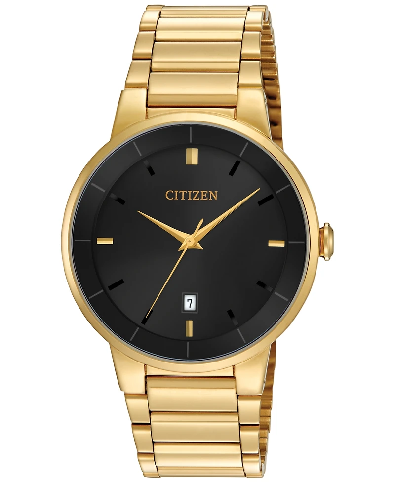 Citizen Men's Gold-Tone Stainless Steel Bracelet Watch 40mm BI5012-53E