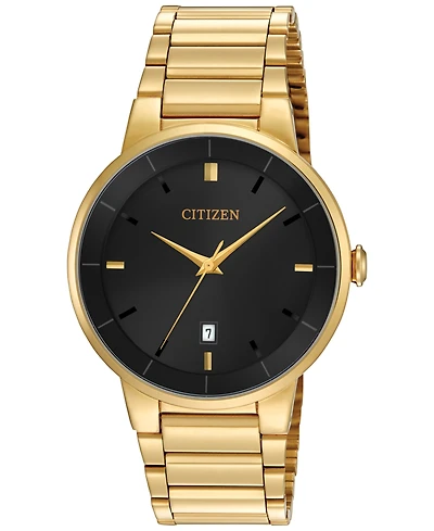Citizen Men's Gold-Tone Stainless Steel Bracelet Watch 40mm BI5012-53E