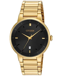 Citizen Men's Gold-Tone Stainless Steel Bracelet Watch 40mm BI5012-53E