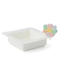 Lenox Profile Poppers Square Bowl Heart Candy Set