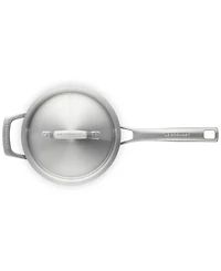Le Creuset Essential Stainless Steel Round Saucepan with Lid, 3 Qt.