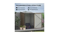 Garden Storage Shed – Durable Outdoor Shed for Tools, Equipment, and Garden Supplies