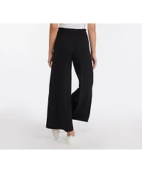 Ellen Tracy Women's Wide Leg Pant with Smocking
