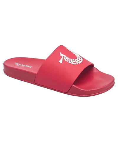 True Religion Men's Ti Logo Slide