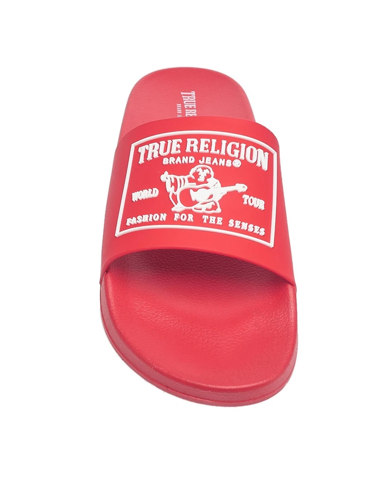 True Religion Men's Kendrick Logo Slide