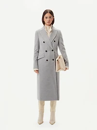 Gobi Cashmere Women's Peak Lapel Long Coat