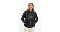 Furniq Uk Women's Leather Jacket