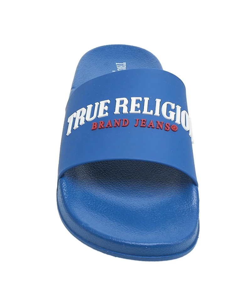 True Religion Men's Weezy Logo Slide