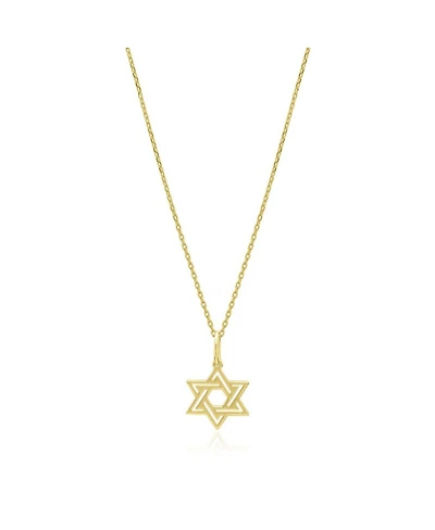 The Lovery Double Gold Star of David Necklace 14K Gold