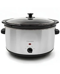 Elite Cuisine 8.5 Quart Stainless Steel Slow Cooker