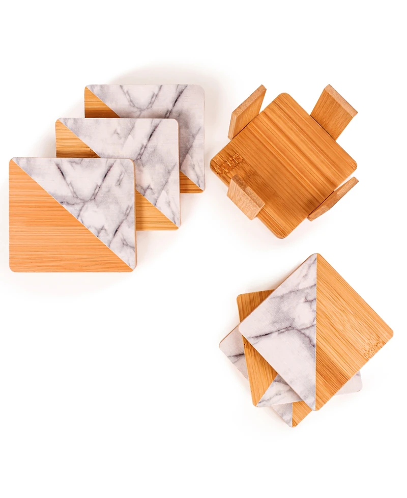 BergHOFF Bamboo 14-Pc. Coasters Set