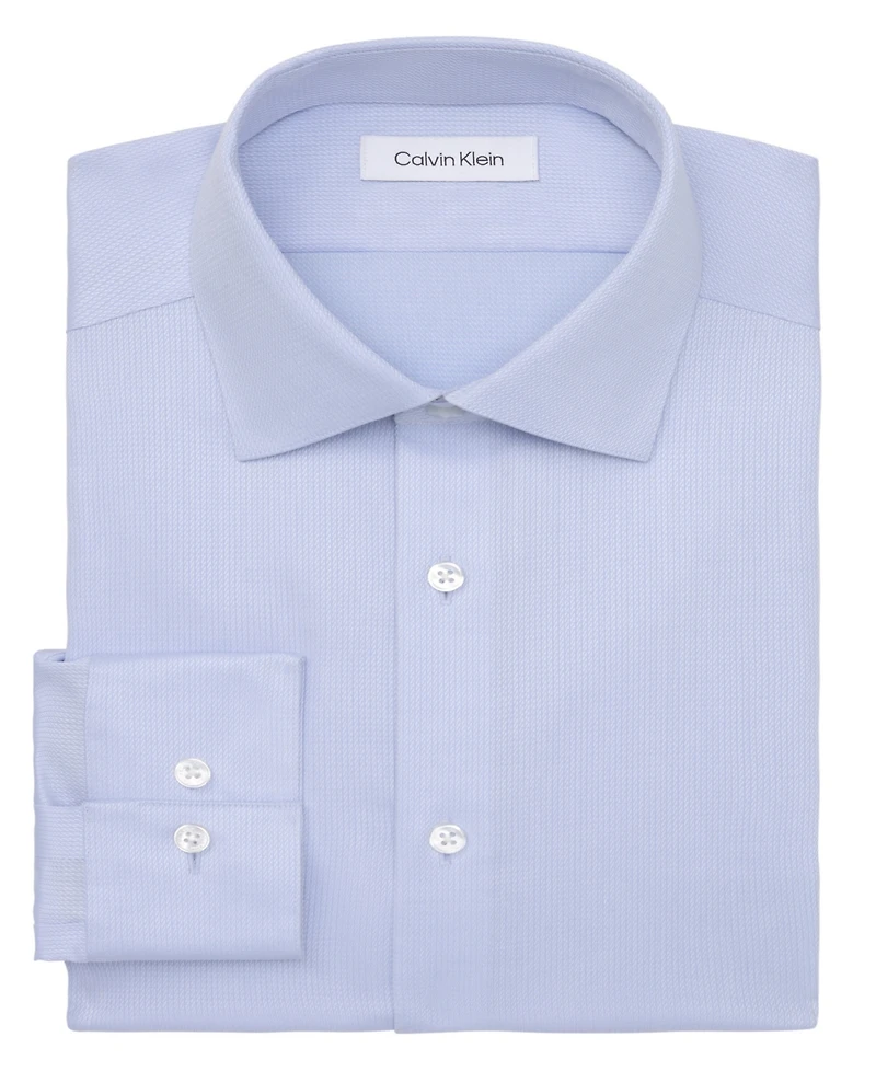 Calvin Klein Men's Steel Stretch Slim Fit Dress Shirt
