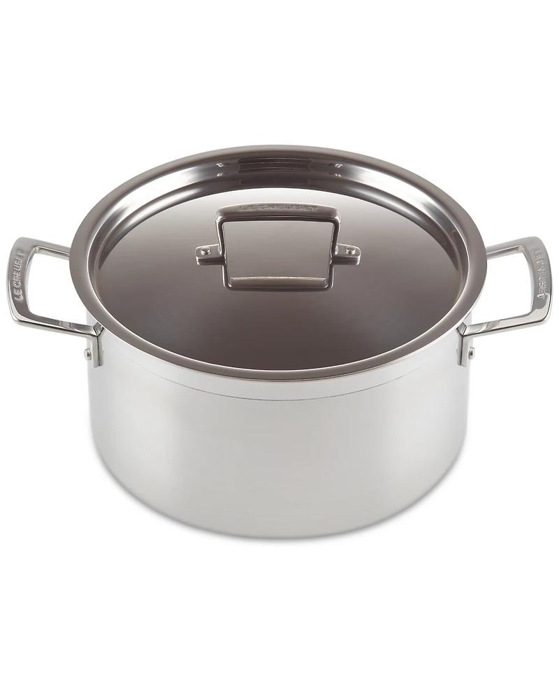 Le Creuset Classic Stainless Steel 6.25 Qt. Deep Round Stockpot