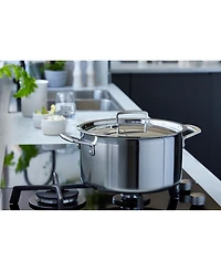 Le Creuset Classic Stainless Steel 6.25 Qt. Deep Round Stockpot