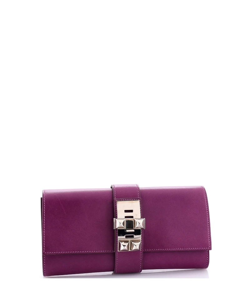 Pre-Owned Hermes 23 Medor Clutch Tadelakt