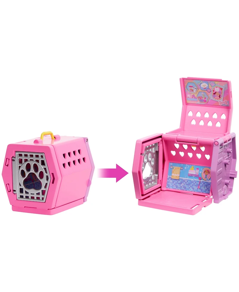 Barbie Chelsea Puppy Carrier Playset, Small Doll and Dog Carrier with Puppy Accessories