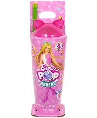 Barbie Pop Reveal Shakes Series Doll & Accessories Set, Scented Cute Kitten Fashion Doll