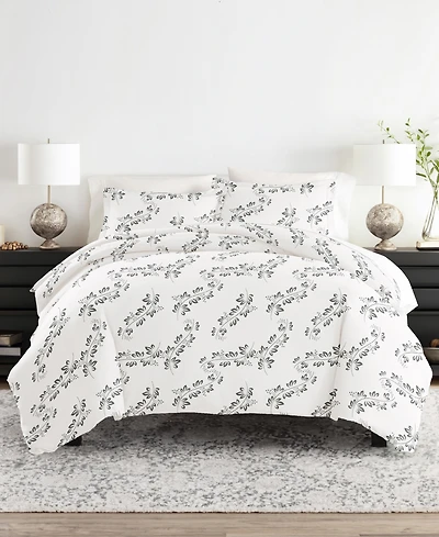 ienjoy Home Tranquil Sleep Patterned Duvet Cover Set, King/California King