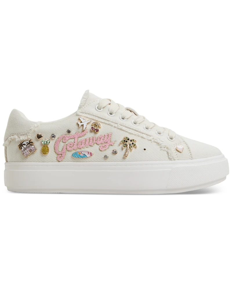 Aldo Women's Beachvibes Embellished Lace-Up Sneakers