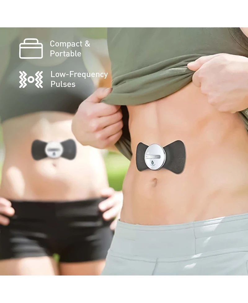 Pursonic Wireless Muscle Stimulator & Abdominal Toning Massager Set