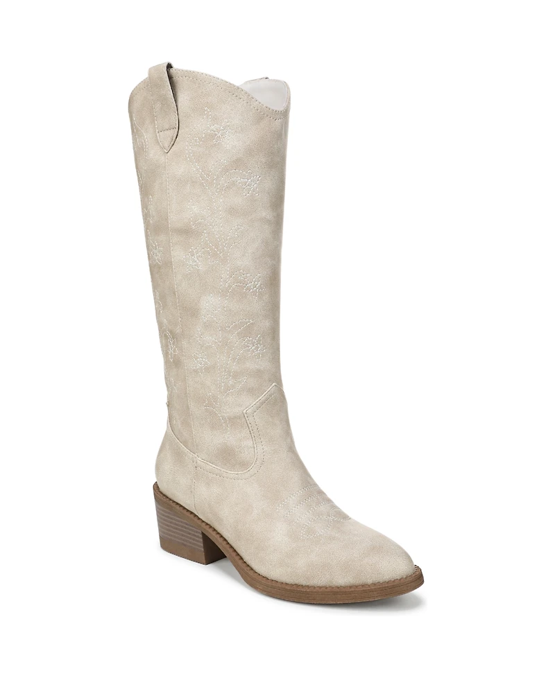 Blowfish Malibu Women's Radio Almond Toe Knee High Western Boots