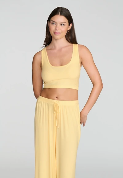 Cuup Women's The Scoop Neck Tank - Modal Silk Rib
