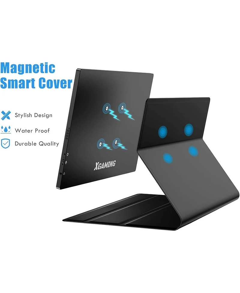XGaming Portable Monitor 2.5K 2560x1600 Qhd 16 Inch,120Hz Ips Display,16:10 Ultra Wide Screen,Hdmi Usb-c Computer Gaming Monitor for Laptop Mac Phone