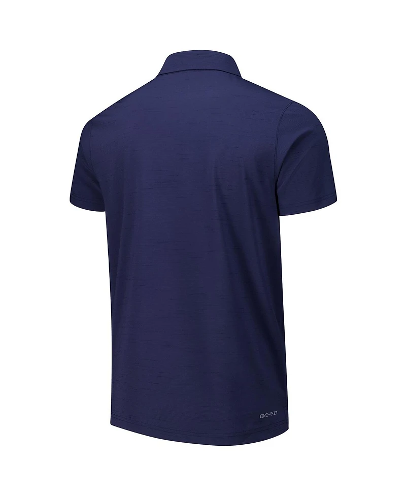 Nike Men's Navy Team Usa Woven Performance Polo
