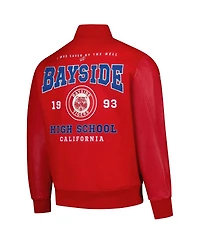 Freeze Max Men's Red Saved by the Bell Bayside High Full-Zip Varsity Jacket