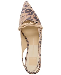 Dolce Vita Women's Payge Bow Pointed-Toe Slingback Flats