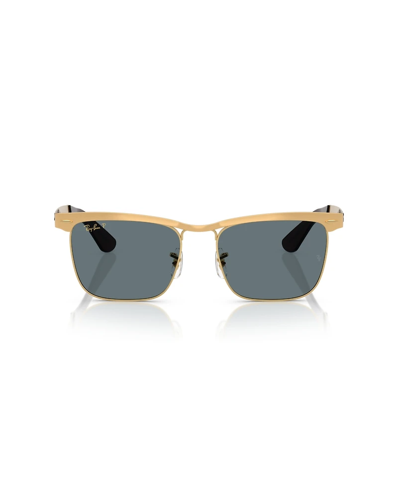Ray-Ban Unisex Wayfarer Deluxe Polarized Sunglasses, RB3875