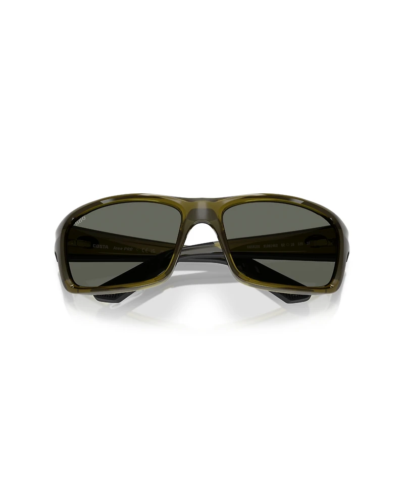 Costa Del Mar Men's Jose Polarized Sunglasses, 6S9106