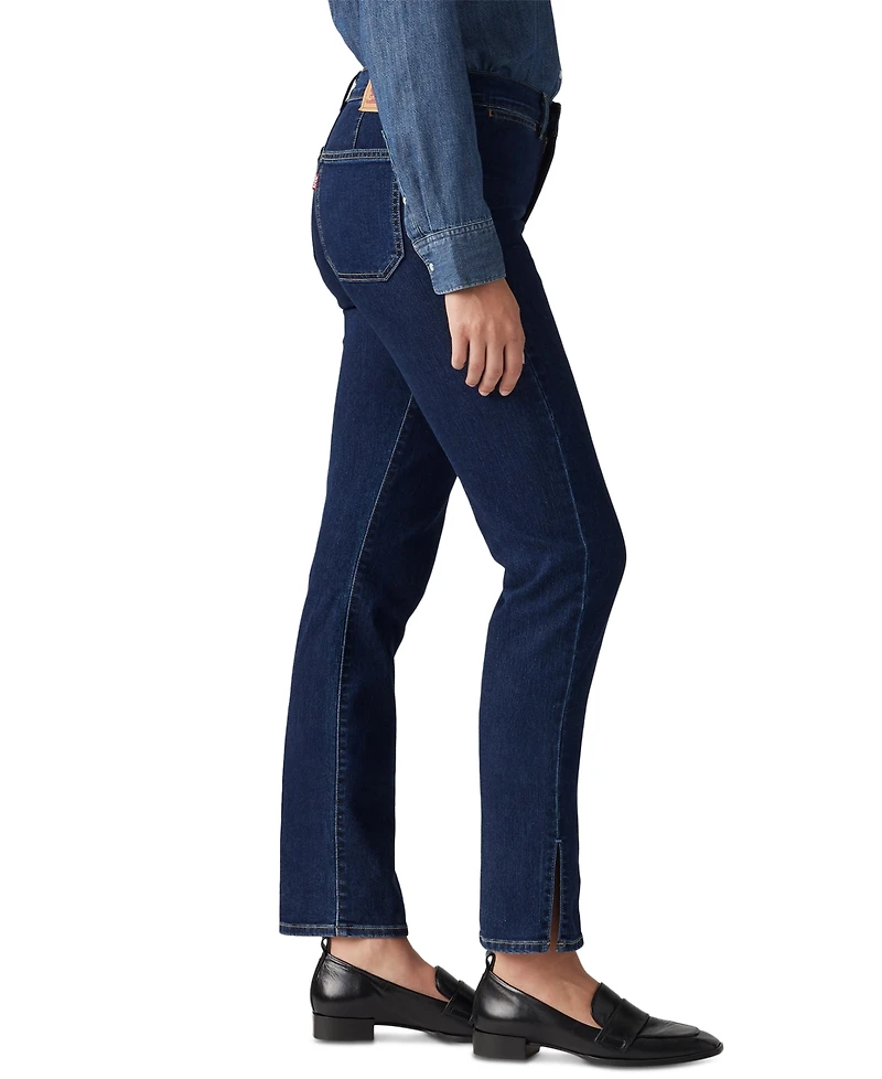 Levi's Women's High-Rise Tailored 724 Straight-Leg Jeans - Outside The Screen