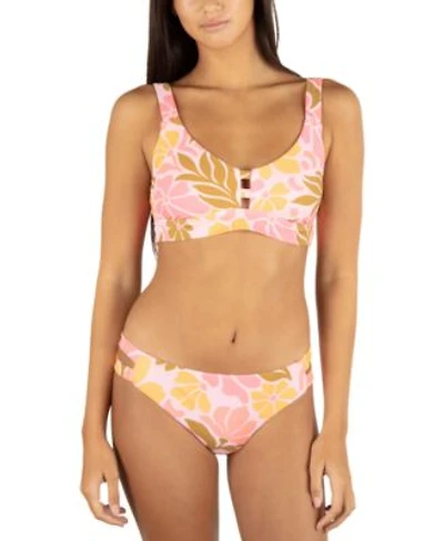 Hurley Juniors Isola Max Tab Scoop Neck Bikini Top Bottoms