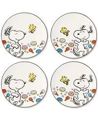 Lenox Chef Snoopy Accent Plates, Set of 4