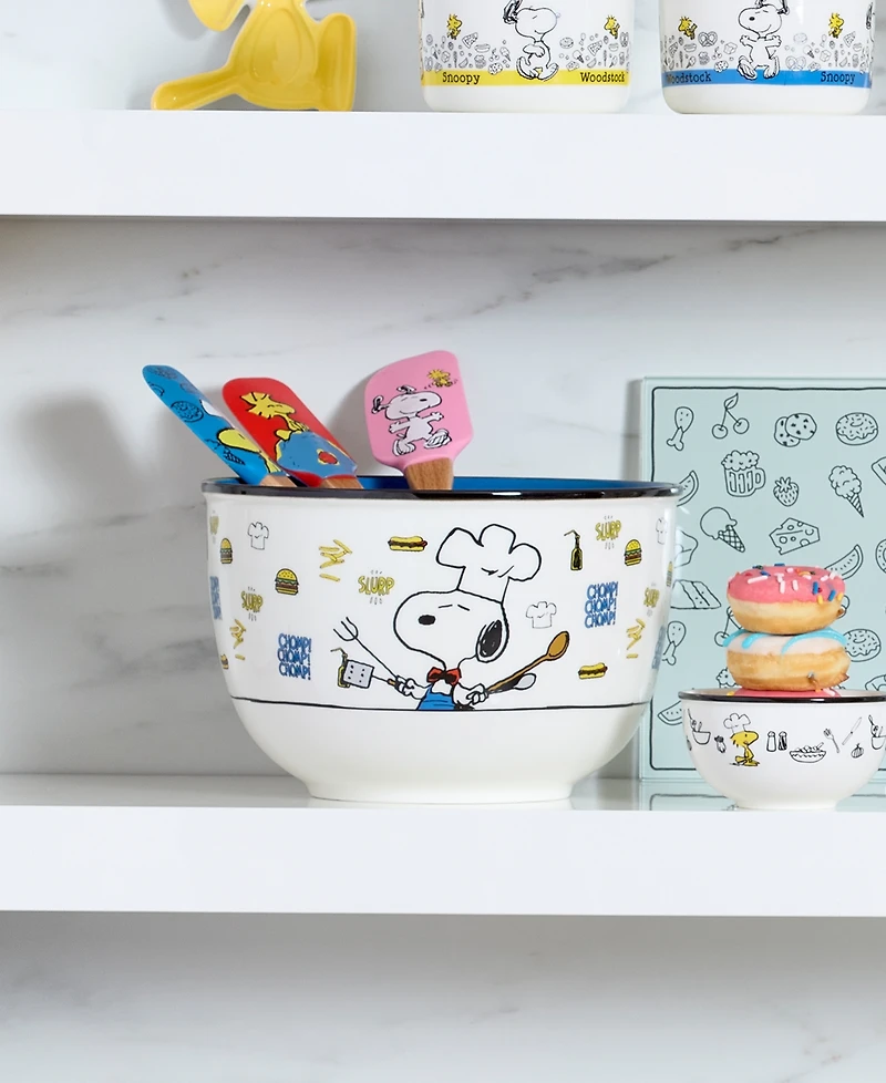 Lenox Chef Snoopy Kitchen Spatulas, Set of 2, Blue