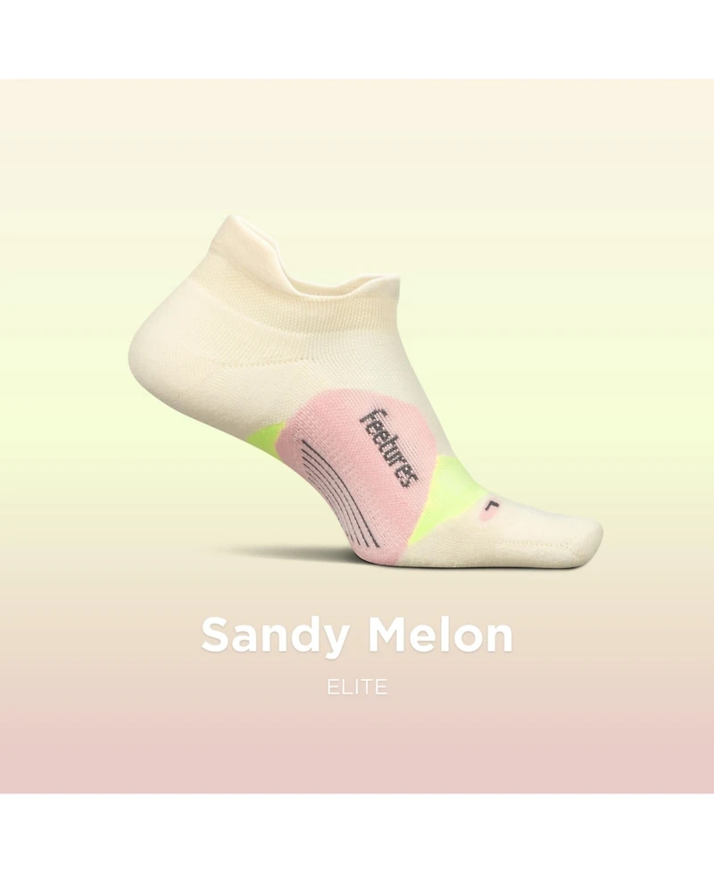 Feetures Elite Light Cushion No Show Tab Ankle Socks - Sport Sock with Targeted Compression