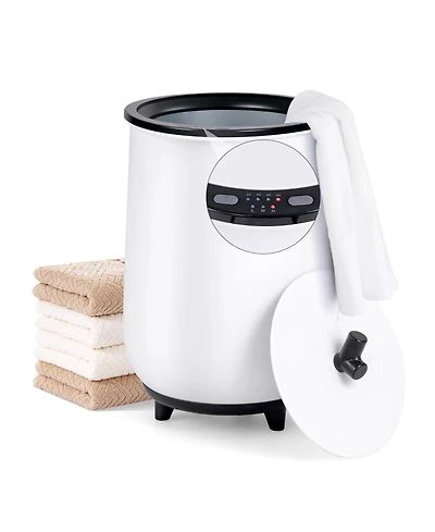 23L Large Luxury Bucket-Style Towel Warmer with Fragrant Disc Holder