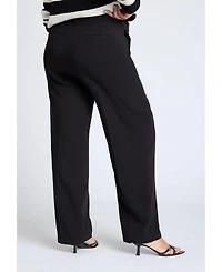 Eloquii Women's Plus The 365 Straight Leg Pant
