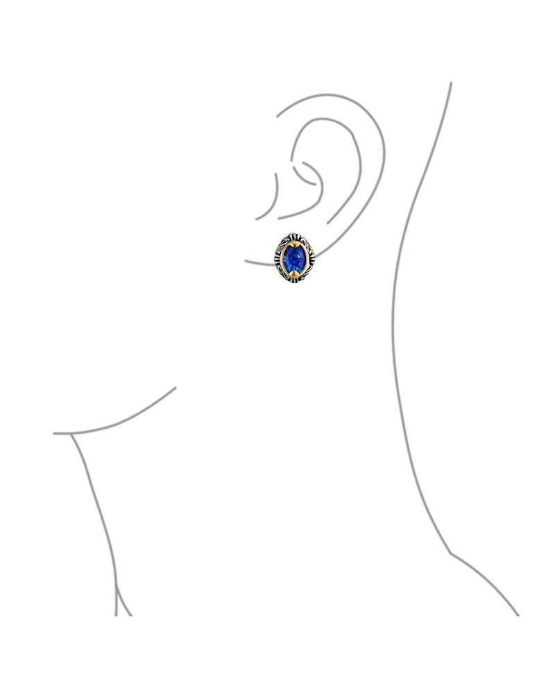 Bling Jewelry Fashion Crystal Oval Bali Style Clip-On Earrings Non-Pierced Ears Multiple Colors
