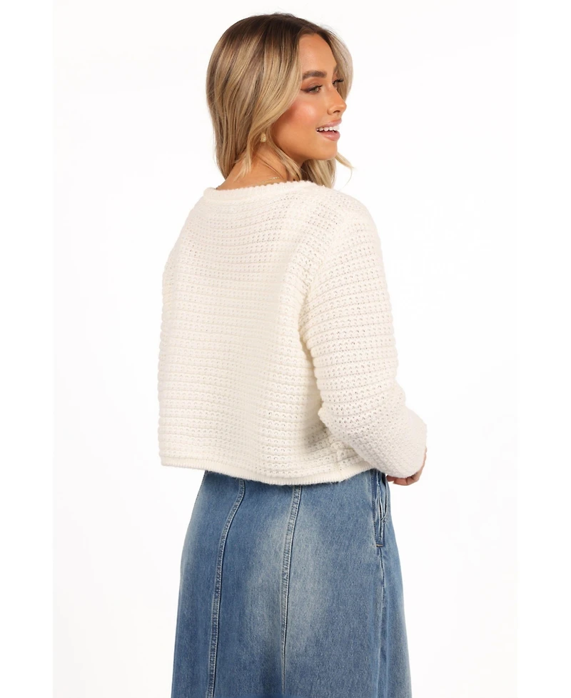 Petal and Pup Women's Decket Button Front Cardigan