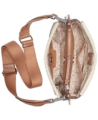 Calvin Klein Bianca Signature Adjustable Crossbody Bag