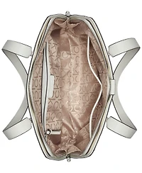 Calvin Klein Audrey Floral Logo Emboss Tote