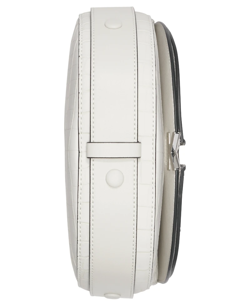 Calvin Klein Crisell Soft Croco Saddle Crossbody