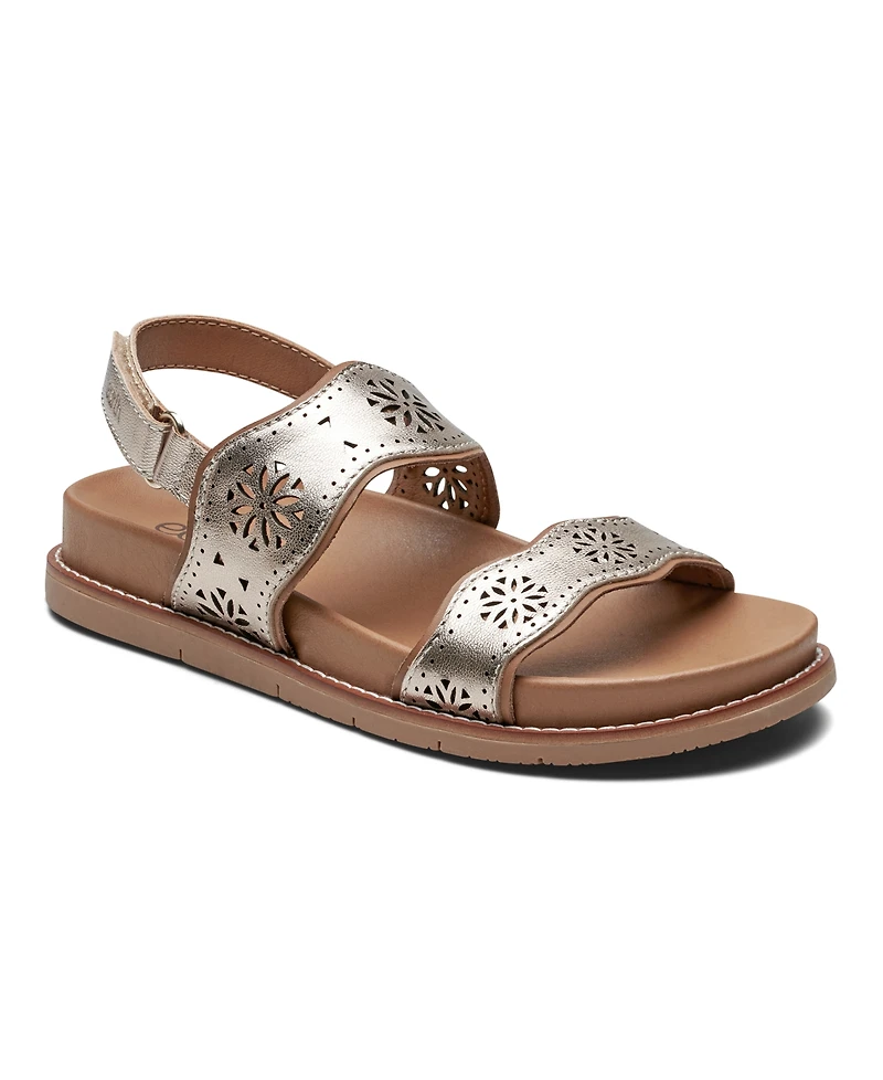 Earth Women's Ferne Strappy Slingback Casual Flat Sandals