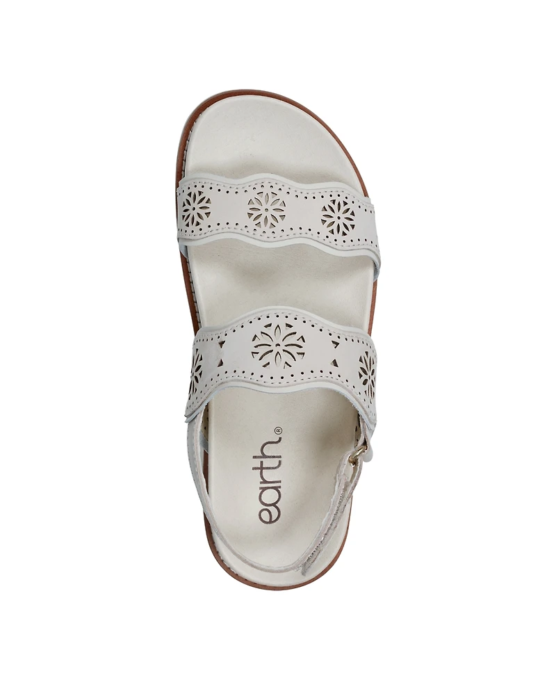 Earth Women's Ferne Strappy Slingback Casual Flat Sandals